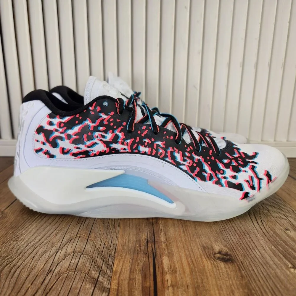Air Jordan Zion 3 NRG Z-3D Basketball Sneakers Mens 9.5 White Shoes FZ1318-060